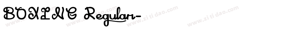 BOXING Regular字体转换